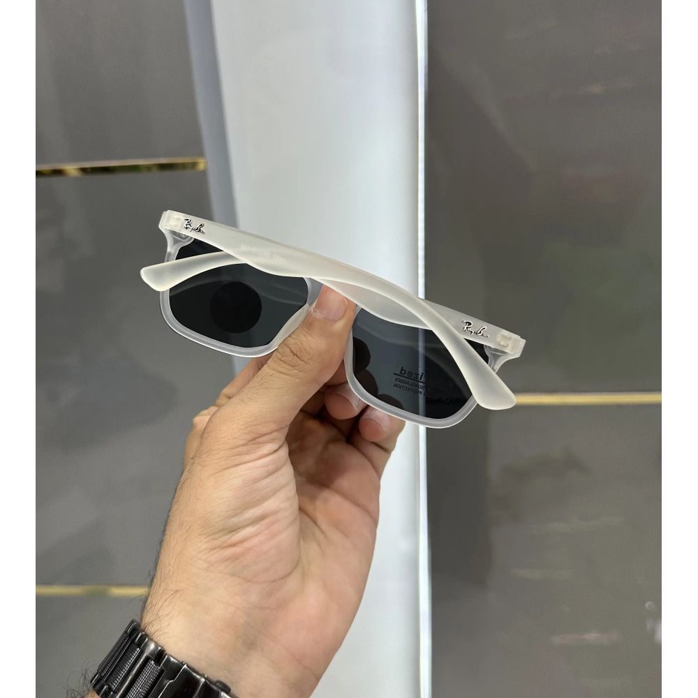 RayBan Ice Black Matt Premium Shades 4487