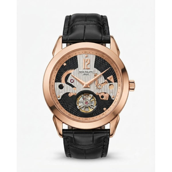 Patek Phillipe Peacock Witness Tourbillon Copper Black Dial