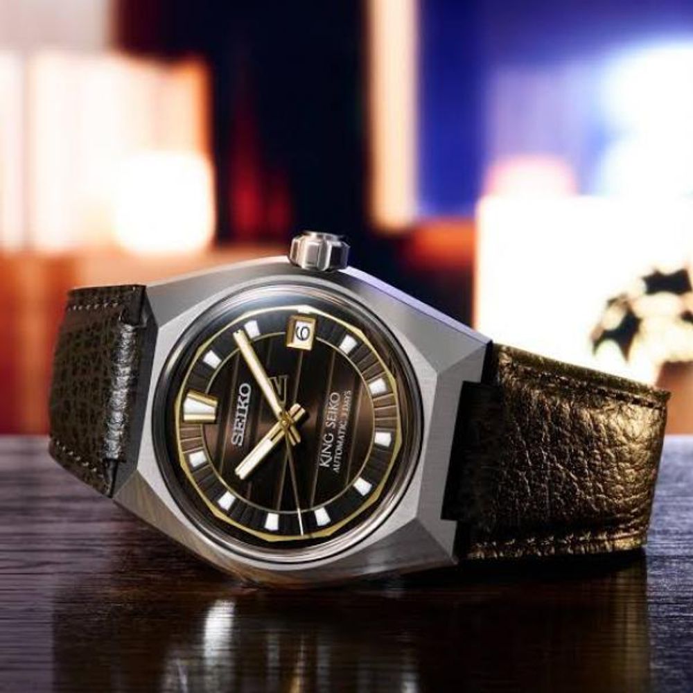 SEIK O KING VANAC LEATHER MENS 408