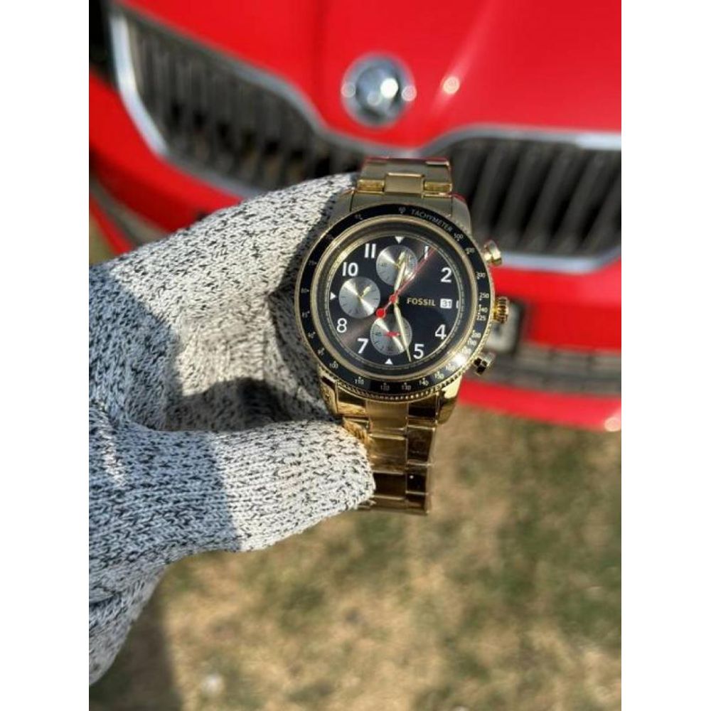 Fossi Tourer Chronograph Gold Black