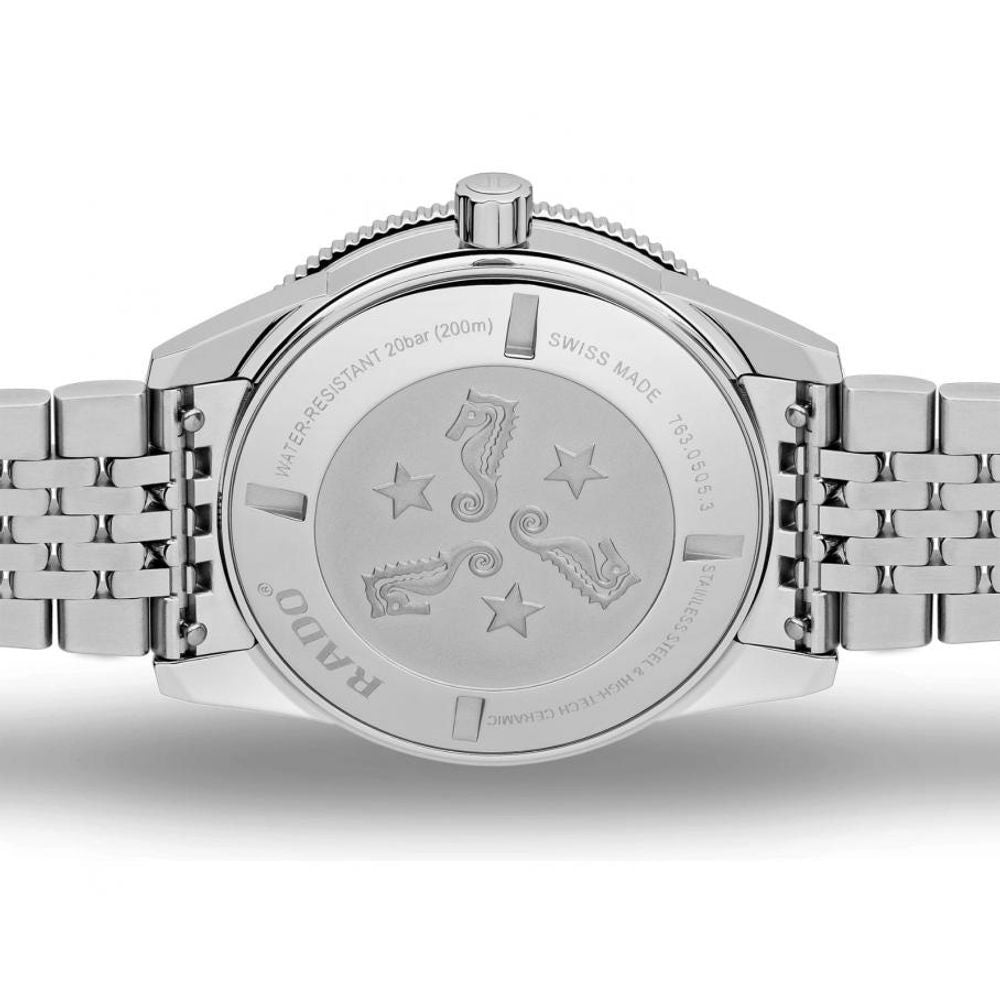 Raddo Captain Cook Automatic watch silver blue