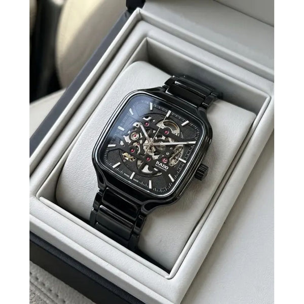 Raado True Square Automatic Open Heart SILVER