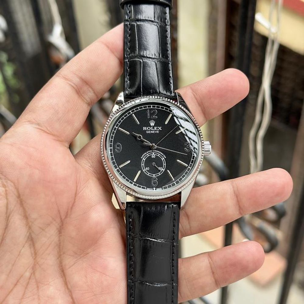 ROLEEX 1908 AUTOMATIC BLACK SILVER 1118