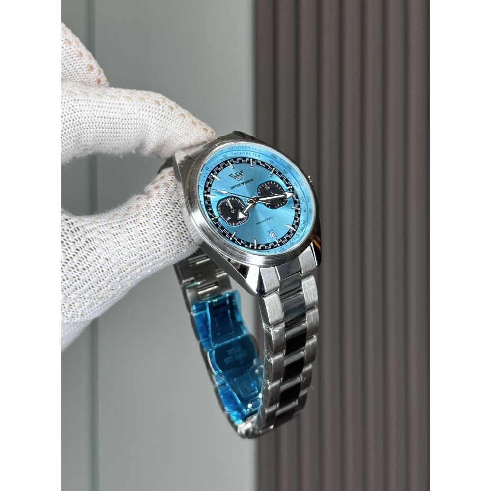Emporio Arman i Racer Tiffany Blue Premium Chronograph Watch