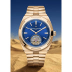 VACHERON CONSTANTIN OVERSEAS TOURBILLION SEMI ETA ROSE GOLD BLUE