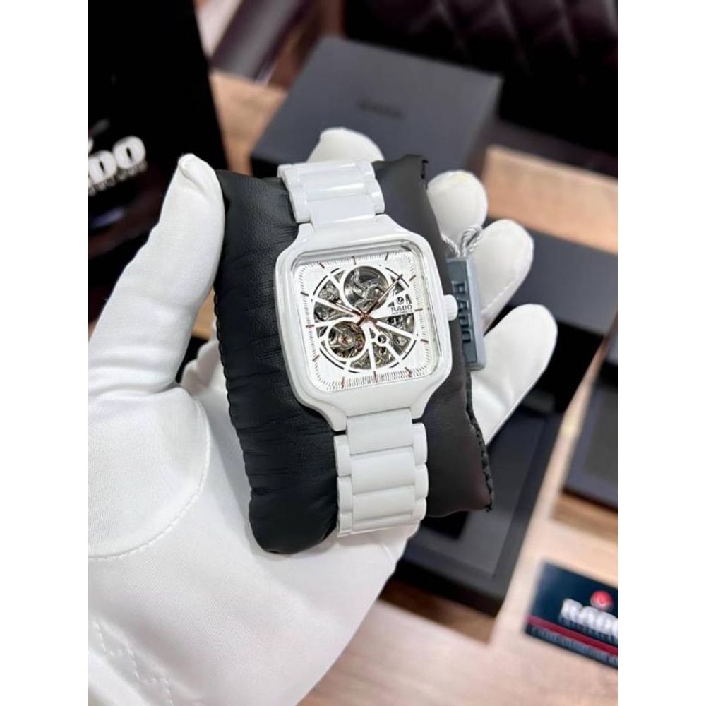 Radd_o True Square Automatic Ceramic White Gold line