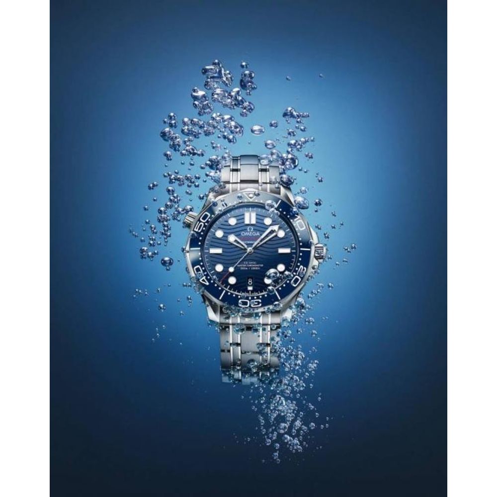 Omeg_ga Seamaster Diver 300M Automatic Silver Blue