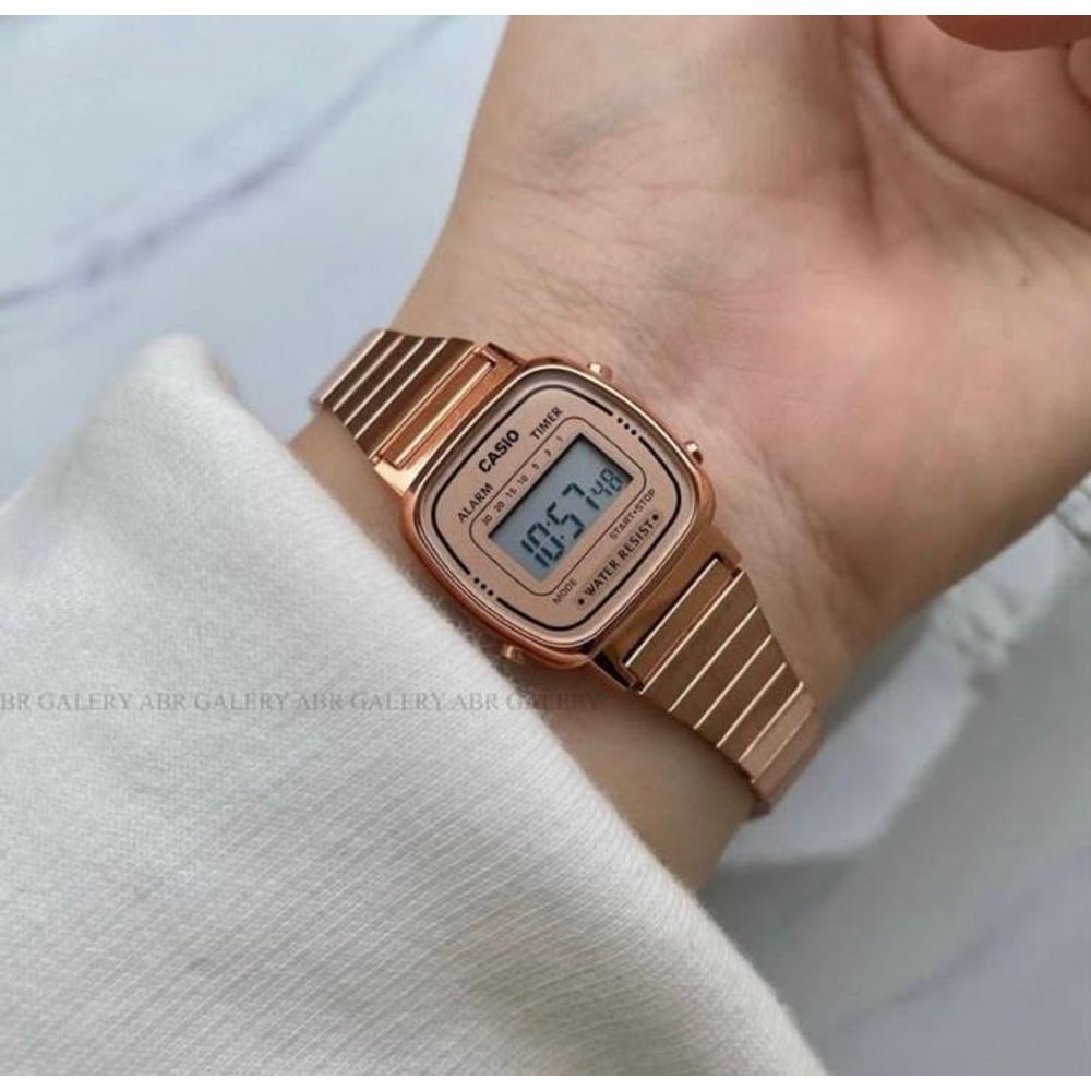 Casio Womens Vintage LA670 Copper