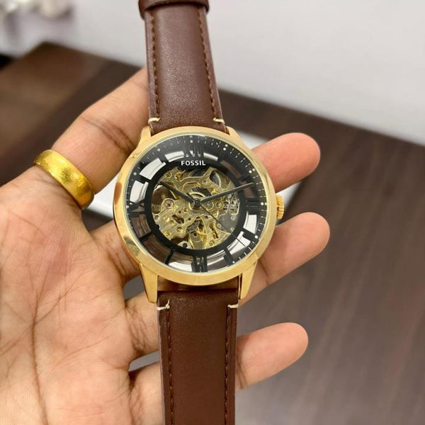 Fosil Townsman brown gold black