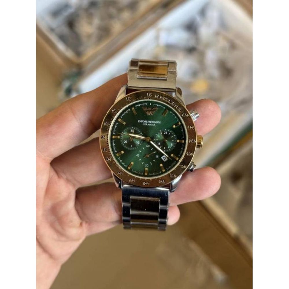 Emporio Arma i Chronograph (All working) Best Quality