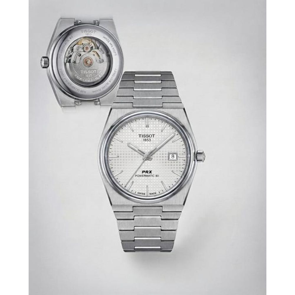 Tissoo_t 1853 Prx Automatic Top Quality silver white