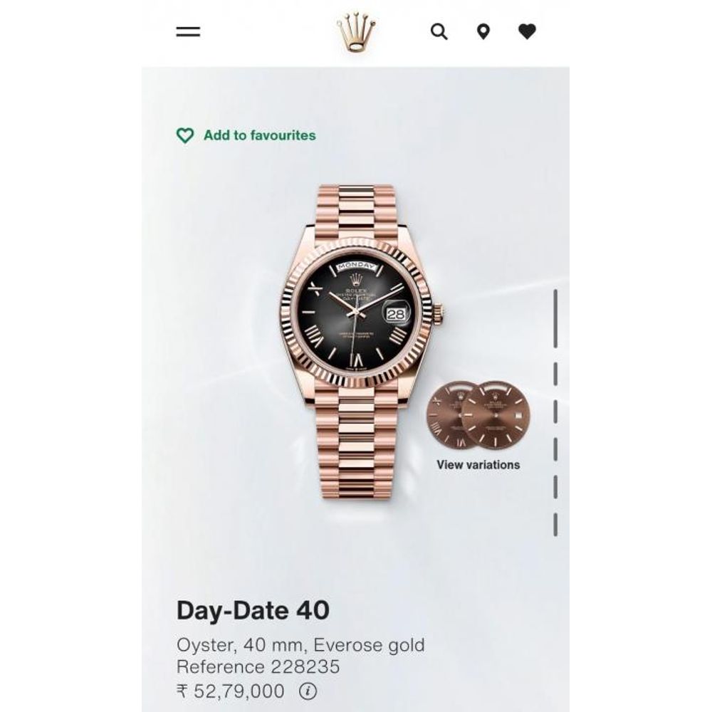 Rolee_x Oyster Perpetual Day Date 40 Battery Copper-Grey