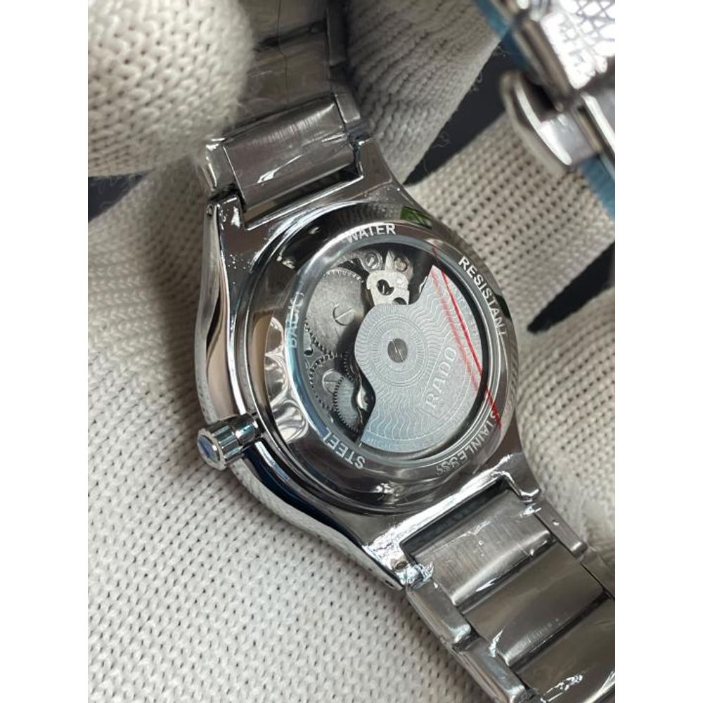 Raado Round Automatic Silver Black Dial AT445