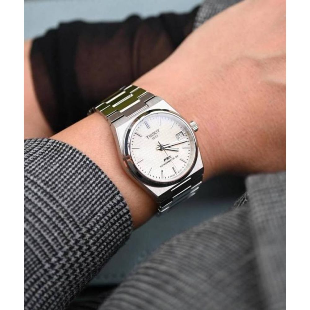 Tissoo_t 1853 Prx Automatic Top Quality silver white