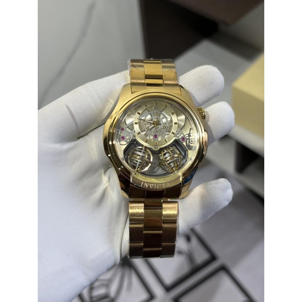 INVICTA TWIN AXIS SPECIALITY QUARTZ STORE GOLD 1108