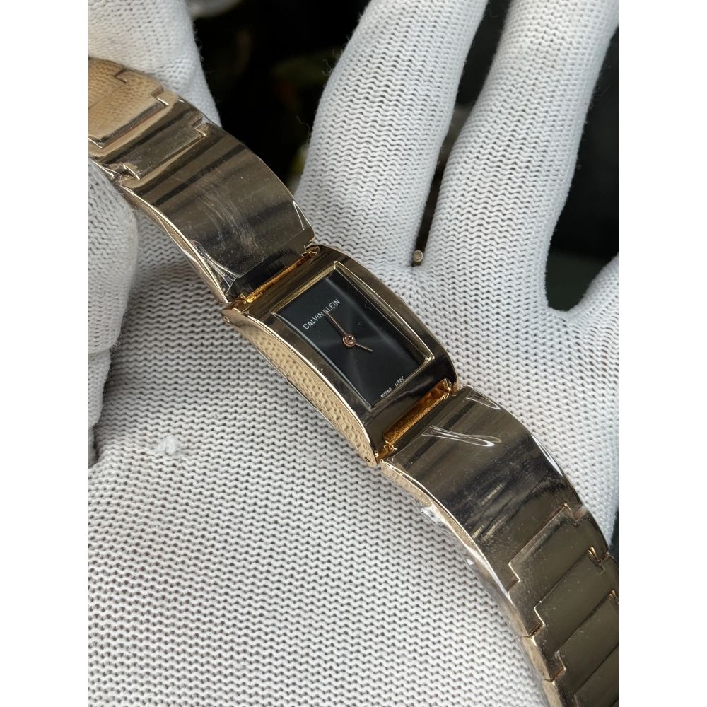 Calvin Klei n Rose Gold Black Bracelet Premium Watch