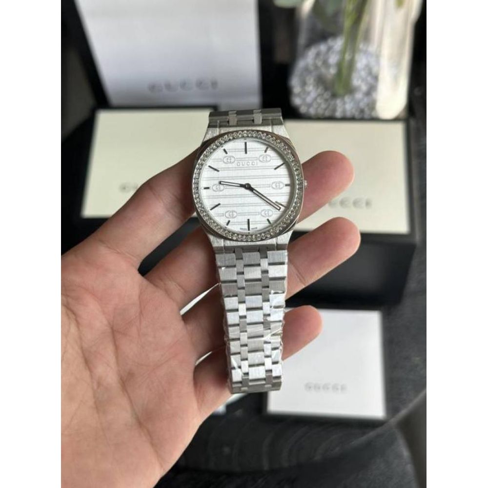Gucc 25H White silver Premium