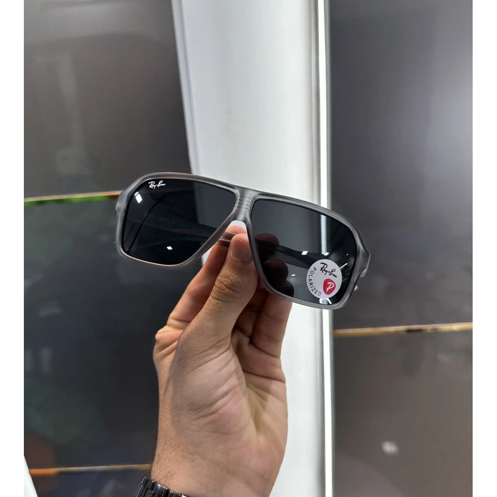 RayBan Grey Black Matt Premium Shades 4760