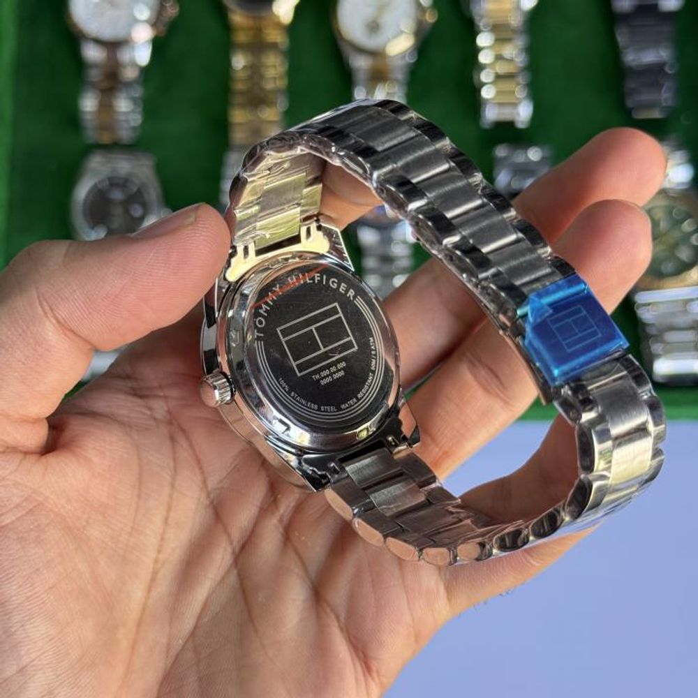 Tommy Hilfigeer Automatic Silver Green