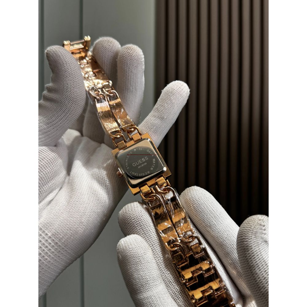 Gues s RoseGold Black Premium Ladies Watch