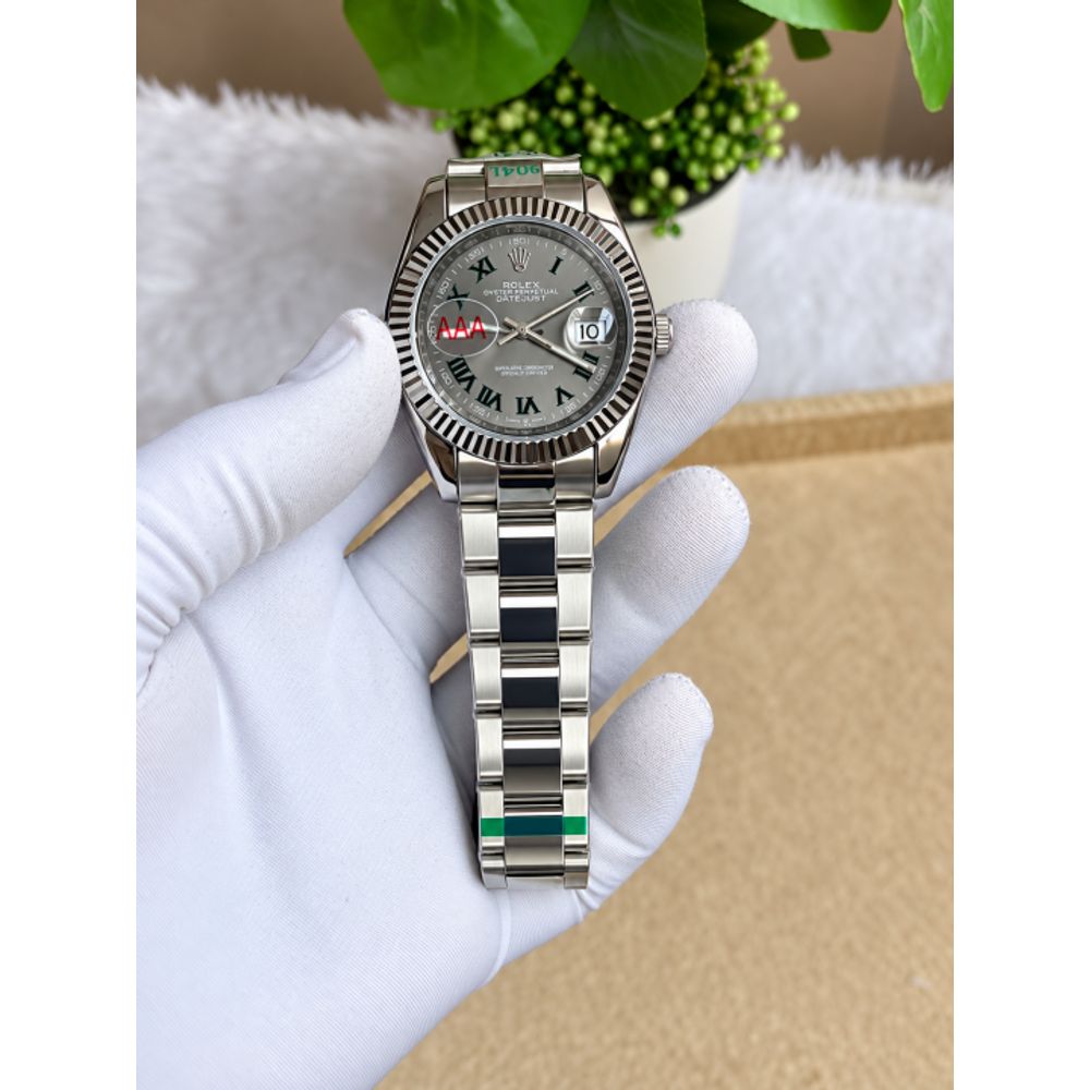 Rollex DateJust Automatic Premium FST Oyster Silver Grey Dial AT468