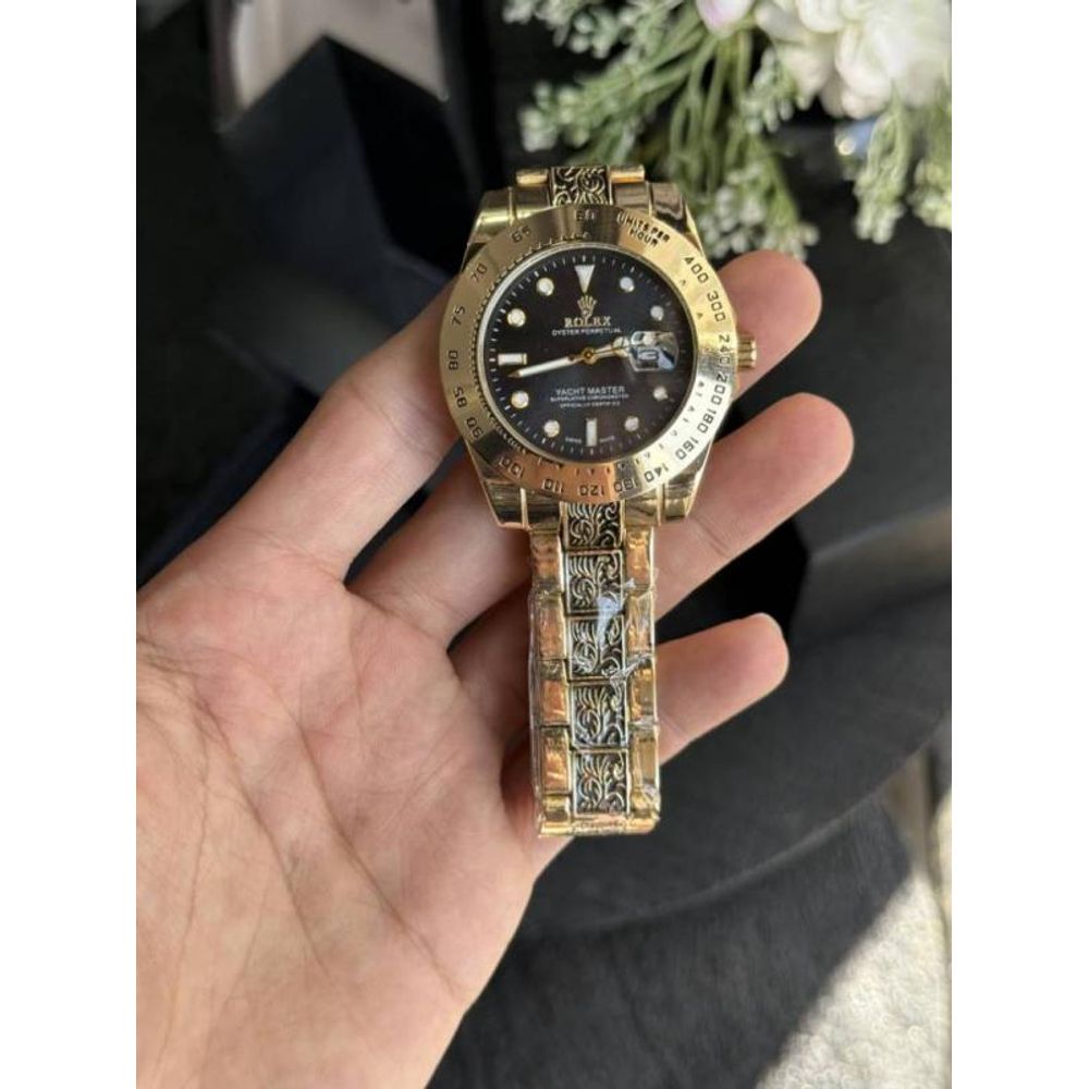 Role Vintage Gold Black Quartz