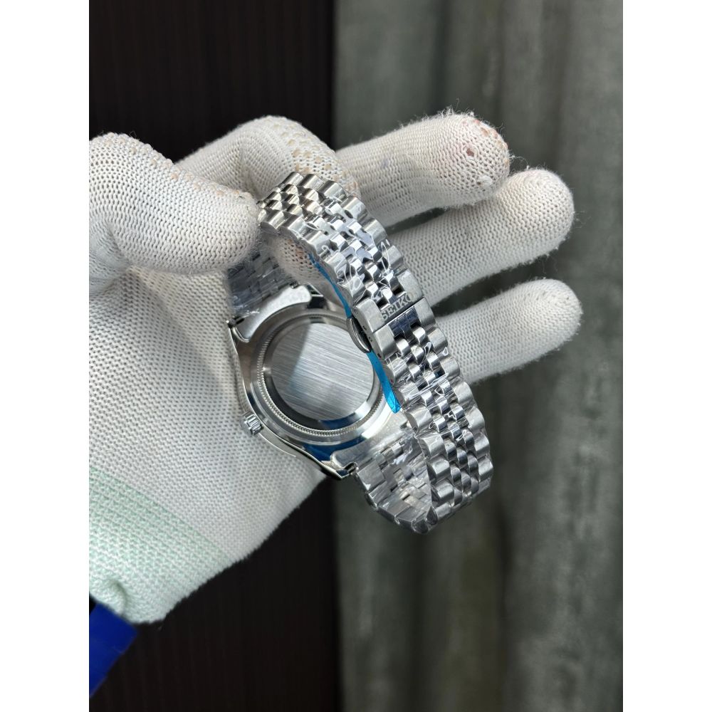 Seik o Datejust Silver Green Premium Watch