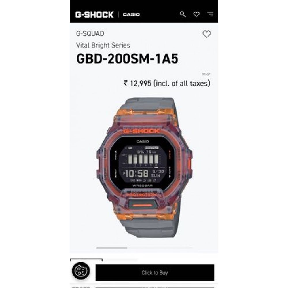 Casio G shock Gbd