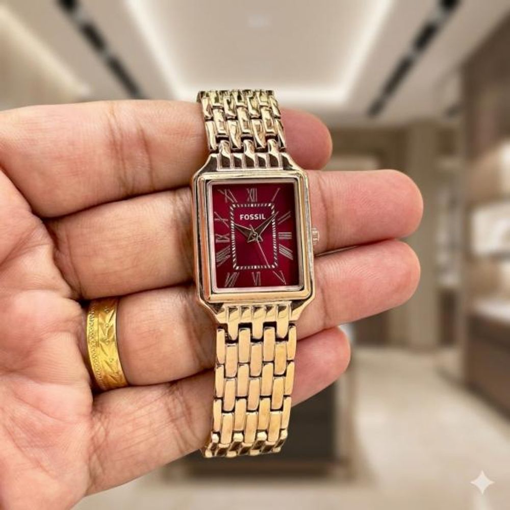 Fossi For Rose gold green Her 764