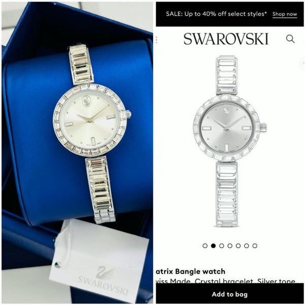 Swarovsky silver white 997