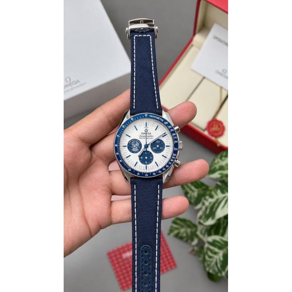 Omegha Speedmaster Silver Snoopy Award Edition as part of his luxury timepieces collection