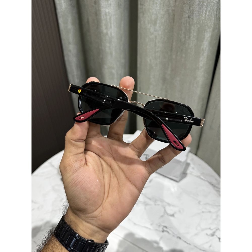 RayBan Gold Black Premium Shades 943