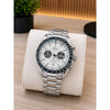 Omegha Speedmaster Chronometer Silver Black AT435