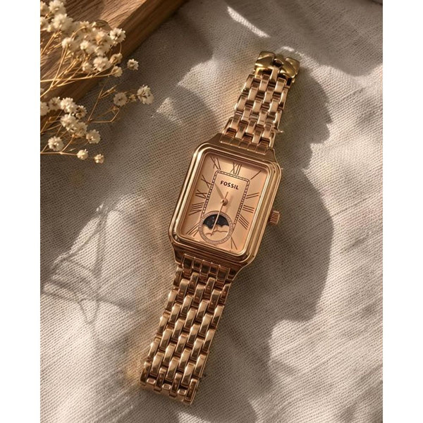 Fossii_l Raquel Sun Moon Rose-Gold Pink