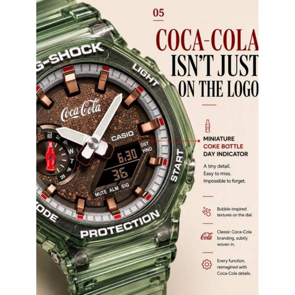 Casio G-Shock GA- 2100CC-3A Coca-Cola Collaboration