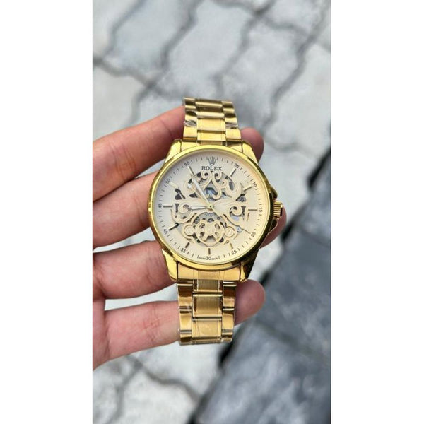 Rollex automatic skeleton open heart open back