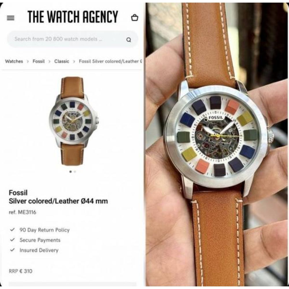 Fossi Grant Skeleton Multicolor Automatic