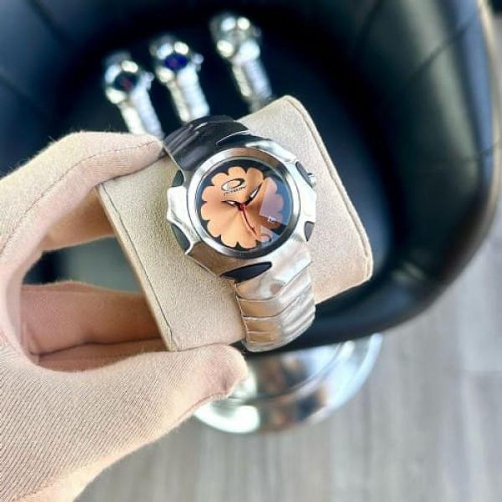 Oakly Silver Orange