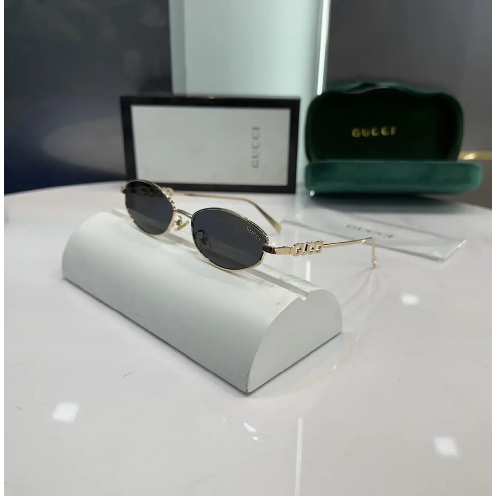 Gucc i Gold Black Premium Shades 2827