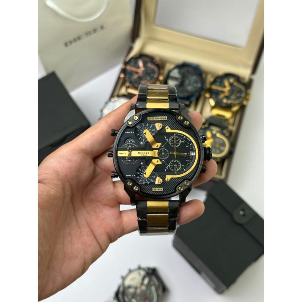 Diesal Mr. Daddy 2.0 Chronograph Watch Japan watch heavy quality