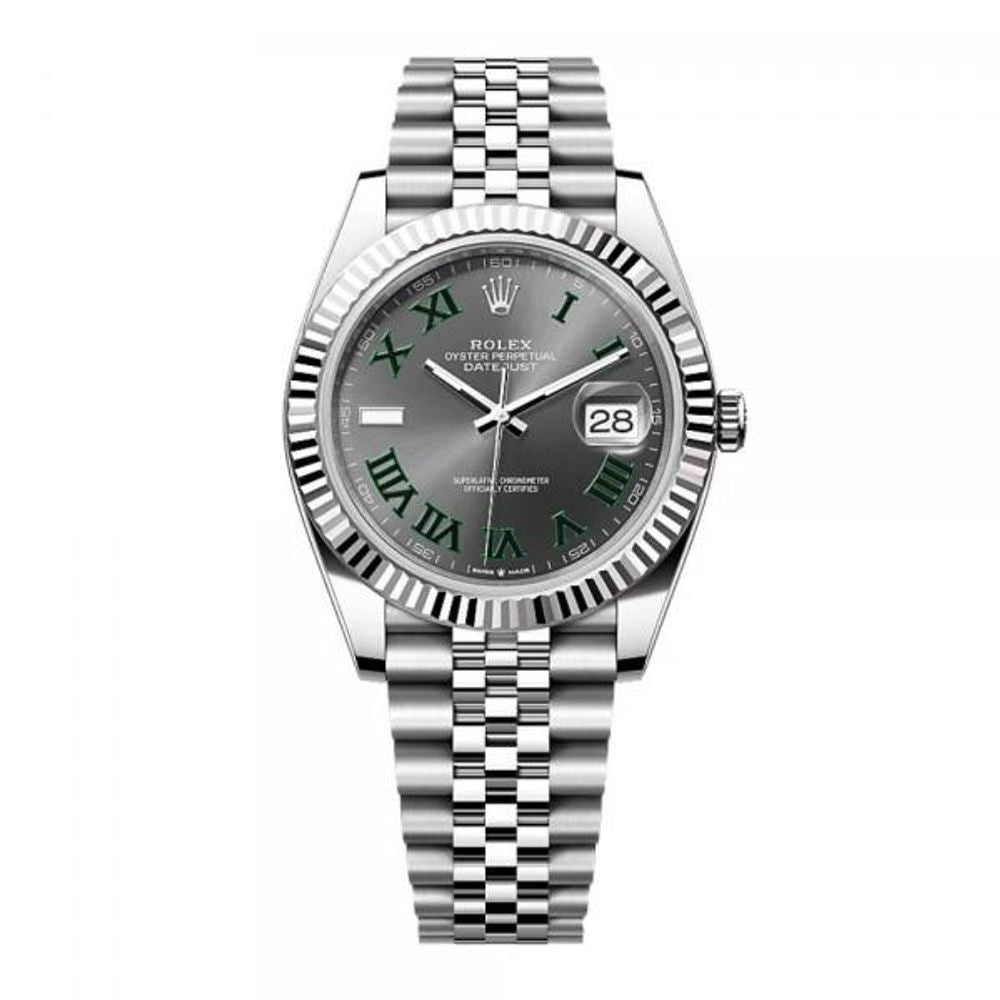 Rollex DateJust Automatic Premium FST Jubliee Silver Grey Dial AT468