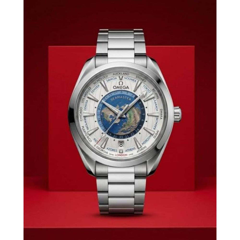 Omegga Seamaster Aqua Terra World Map ( Swift Movement )