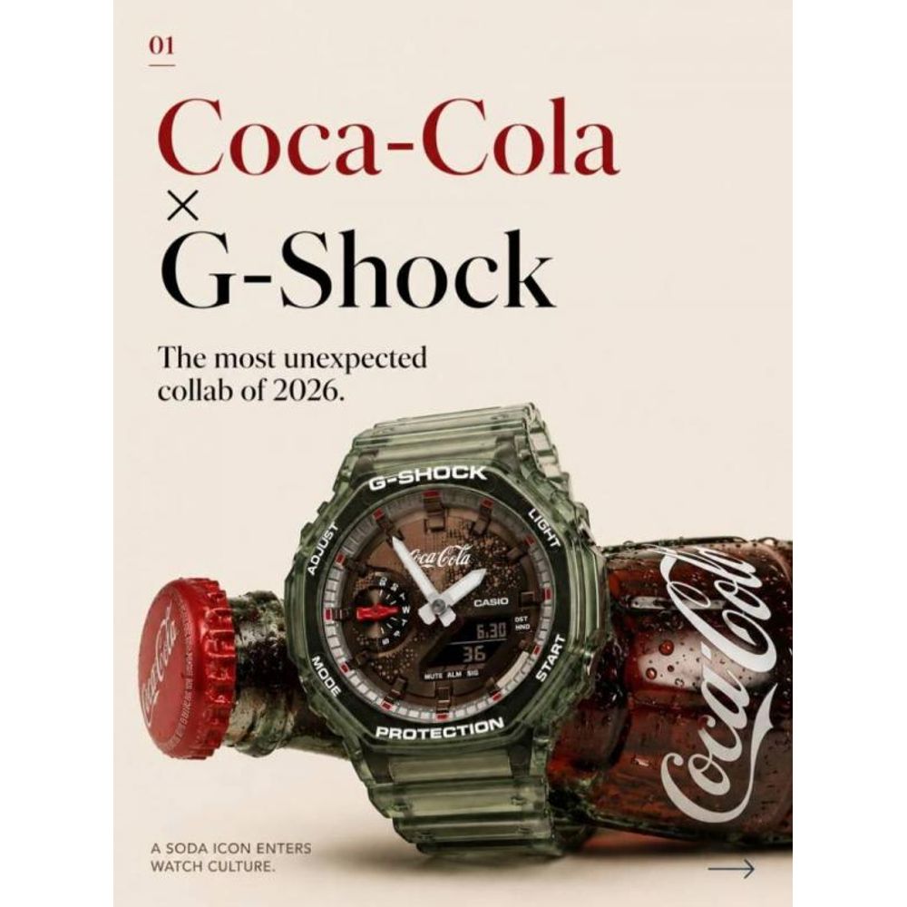 Casio G-Shock GA- 2100CC-3A Coca-Cola Collaboration