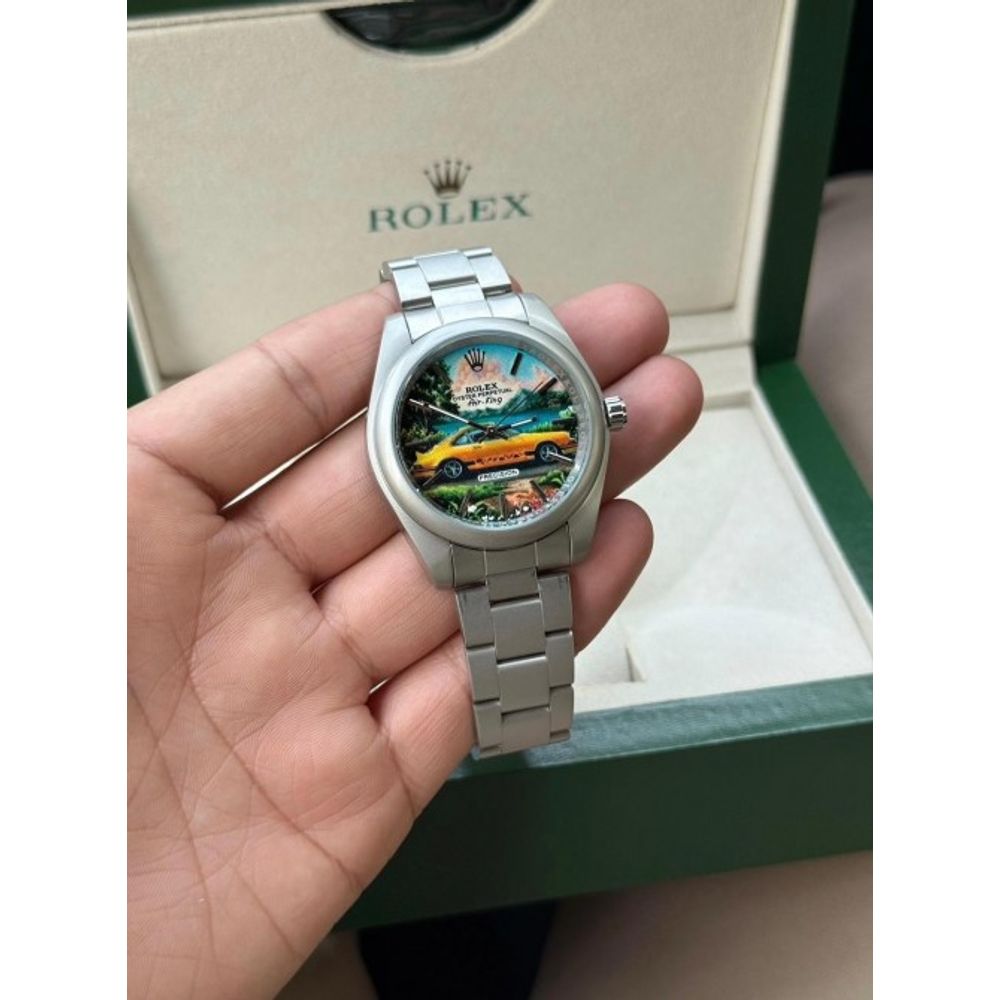 Role x Oyster Perpetual Air King Custom Hand Painted