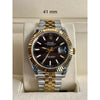 Rolee_x Oyster Perpetual Date Just 2Ton Gold Black
