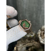 Fossi l Serpentine Copper Green Ring Analog Watch