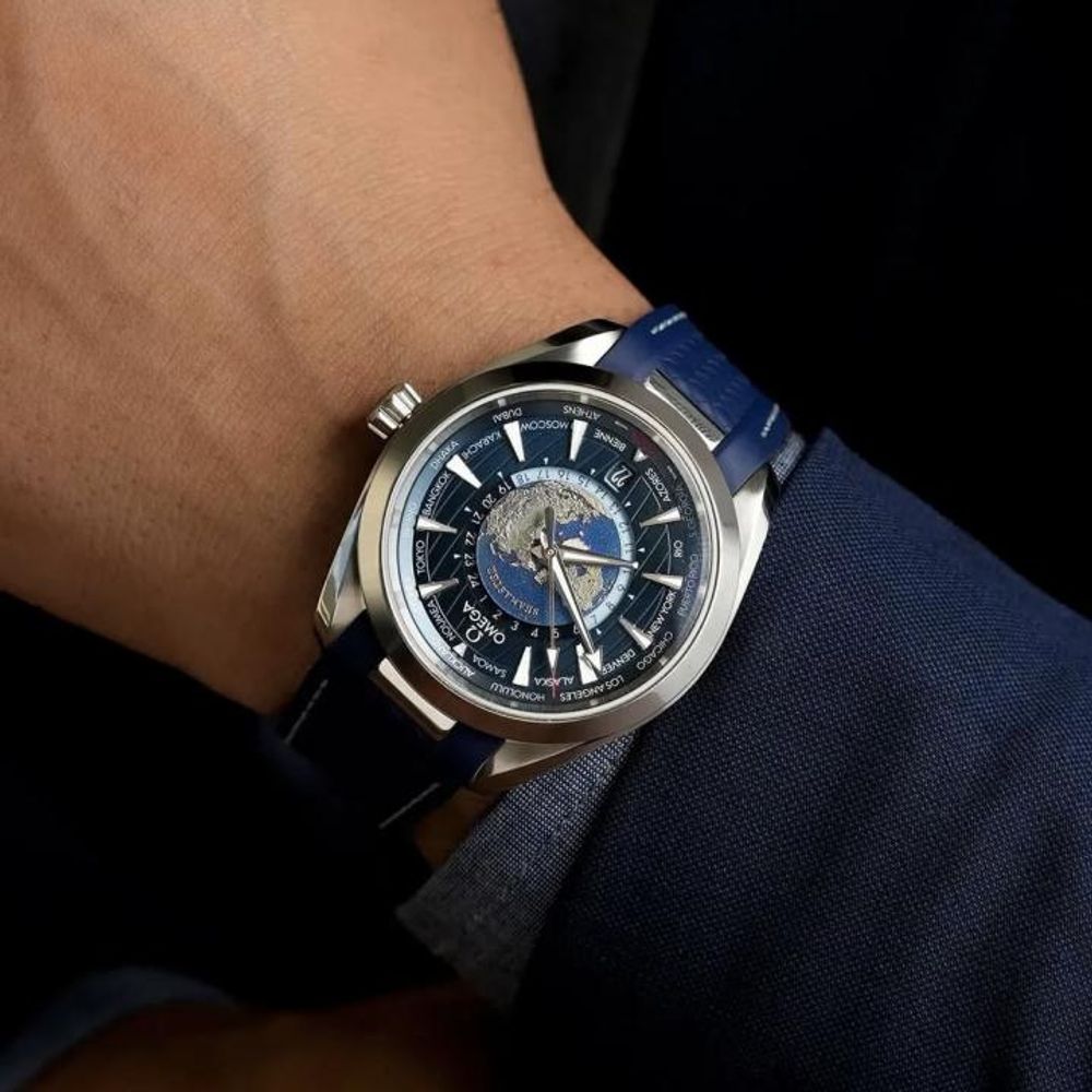 Omegha Seamaster Aqua terra Worldtimer Automatic ( Open back) AAA