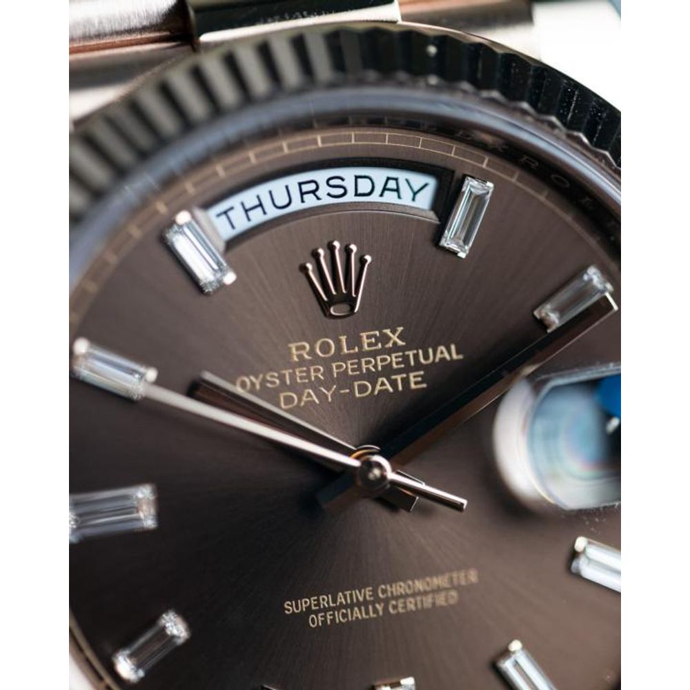 Rolee_x Oyster Perpetual Day Date 40 Battery Copper-Brown