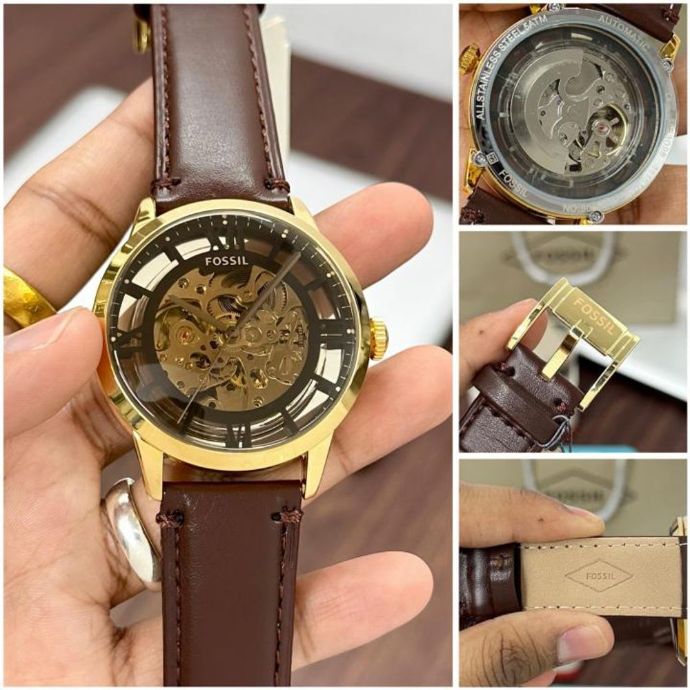 Fosil Townsman brown gold black