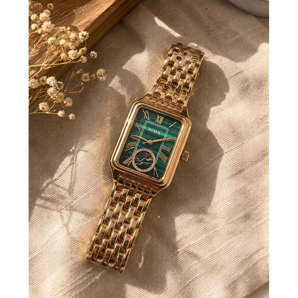 Fossii_l Raquel Sun Moon Rose-Gold Green